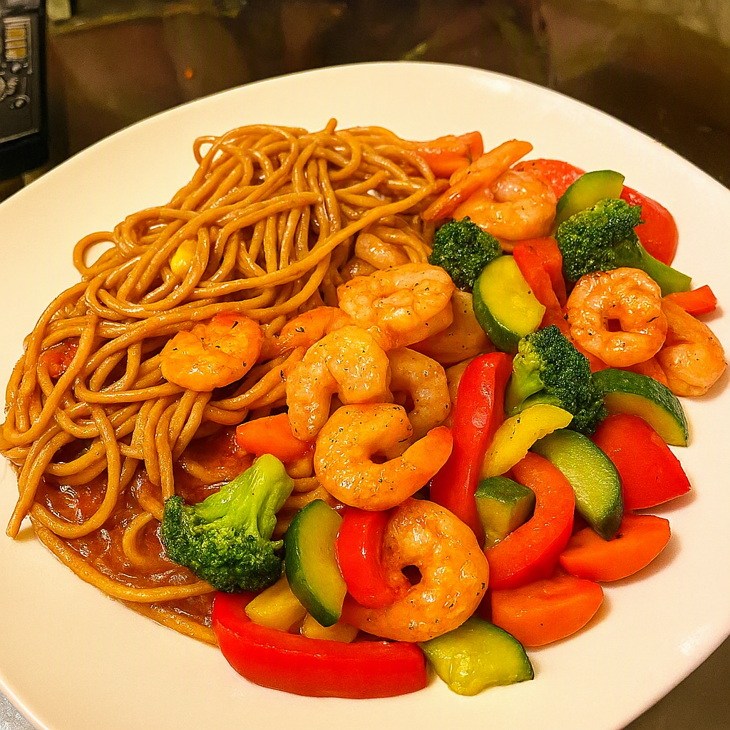 🍤Espagueti a la marinera