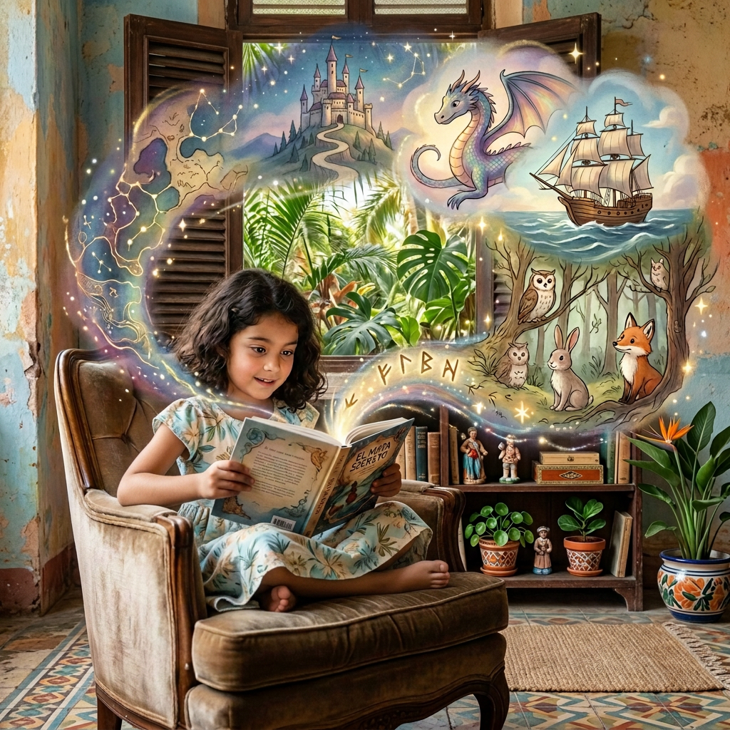 🌿 La niña que leía para salvarse